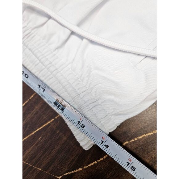 Jenny Buchanan White Drawstring Capri Pants Petite Medium NEW TAGS - Picture 8 of 9